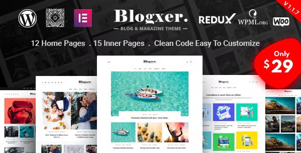 Bloxer Blog Magazine WordPress Theme WordPress Themes Website Templates From ThemeSample